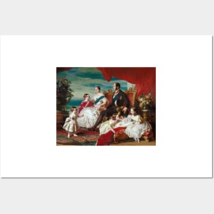 Victoria's family in 1846 - Franz Xaver Winterhalter. Posters and Art